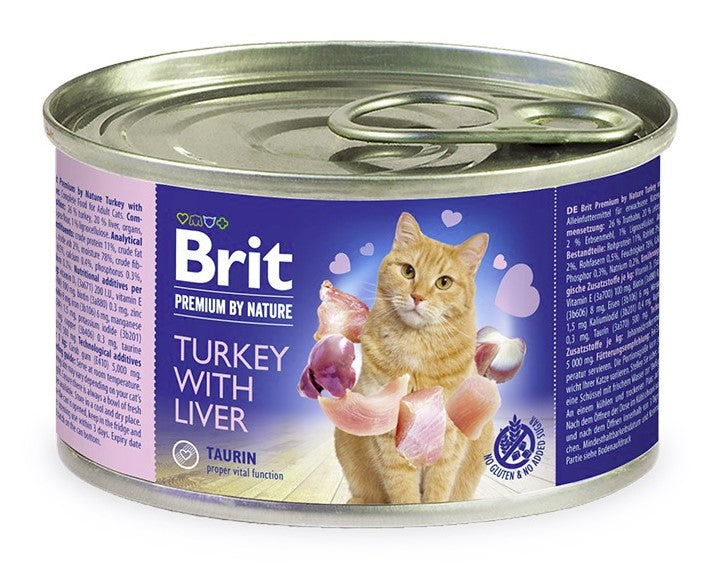 Brit Cat Turkey Liver 200g