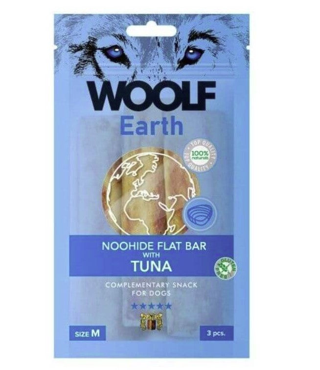Woolf Earth Noohide M Flat Bar with Tuna 90g