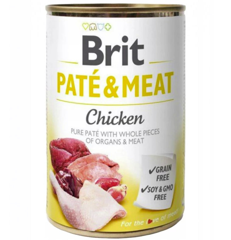 BRIT PATE&amp;MEAT CHICKEN 400g