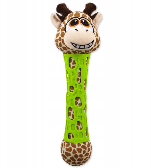 Be Fun Toy zabawka dla psa z TPR i pluszu żyrafa puppy 17cm