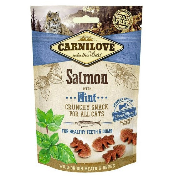 Carnilove Snack Fresh Crunchy Salmon Mint 50g