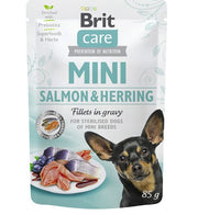 Brit Care Mini Salmon&Herring Sterilized 85g saszetka