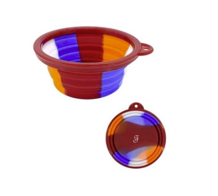 Rainbowl silicone travel bowl