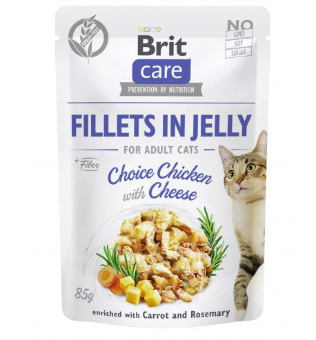 Brit Care Kot Choice Chicken&Cheese Pouch 85g