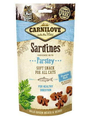 Carnilove Snack Soft M Saedine Parsley 50g