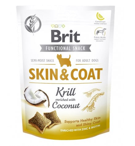 Brit Snack Skin Coat Krill 150g