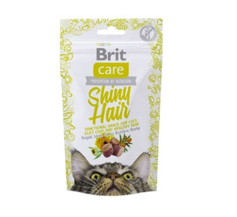 Brit Cat Snack Shiny Hair50g