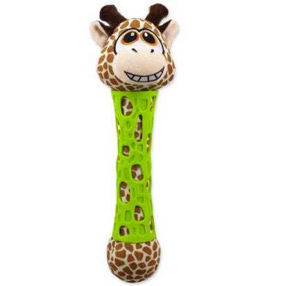 Be Fun Toy zabawka dla psa z TPR i pluszu żyrafa puppy 39cm