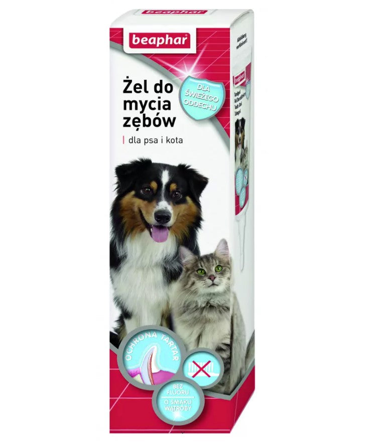 Beaphar ŻEL DO MYCIA ZĘBÓW dla psa i kota 100g