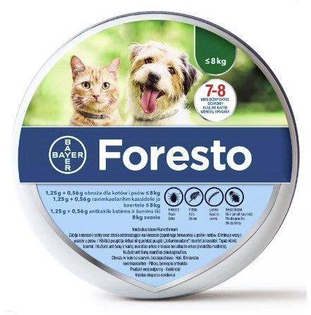 Foresto obroża dla psa i kota do 8kg