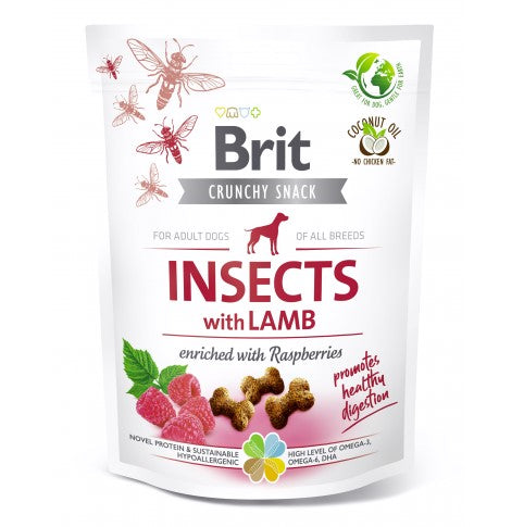 Brit Care Dog Crunchy Cracker Insect Lamb 200g