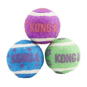 KONG Toy for a cat Tennis Balls with Bells 3 pcs